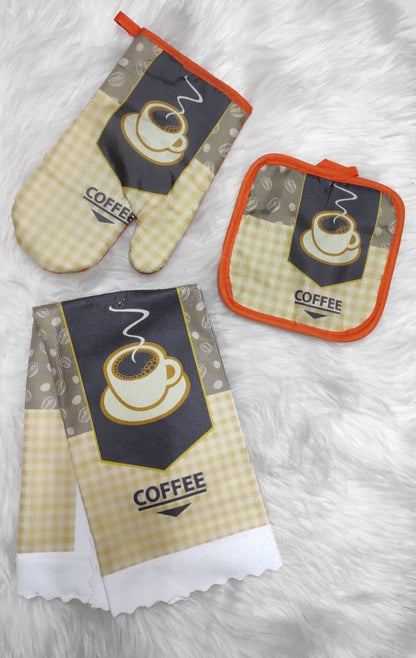 3pcs Kitchen glove set