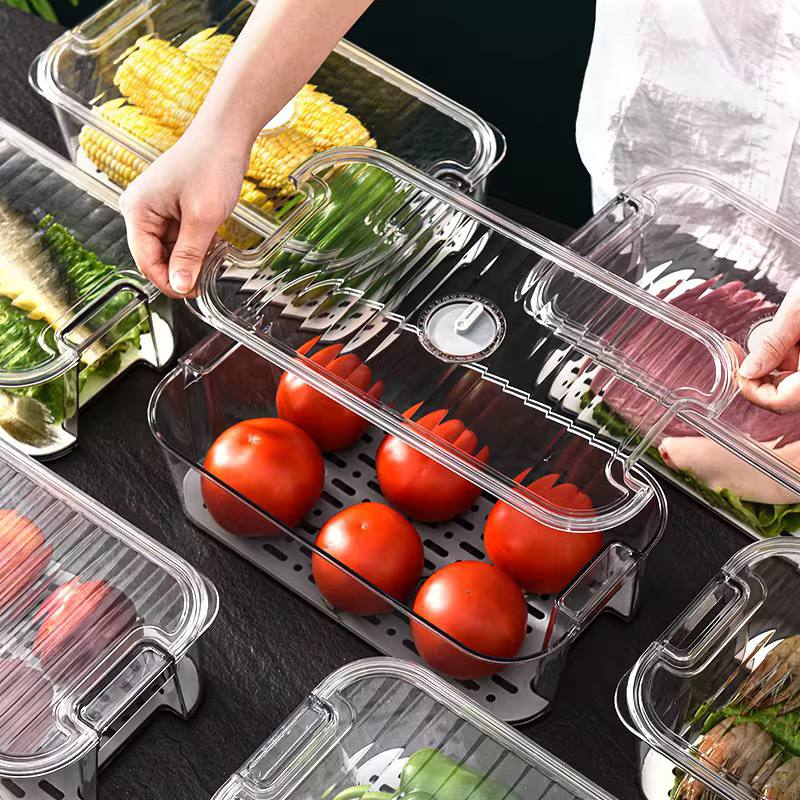 Acrylic fridge storage container