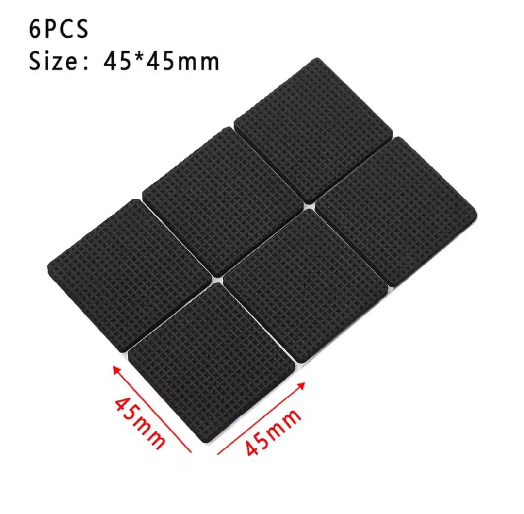 6pc Self Adhesive Furniture Leg Feet Protector Pad
