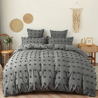 3 pcs set  Grey duvet cover