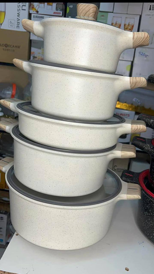 10pcs UCC life granite cookware set