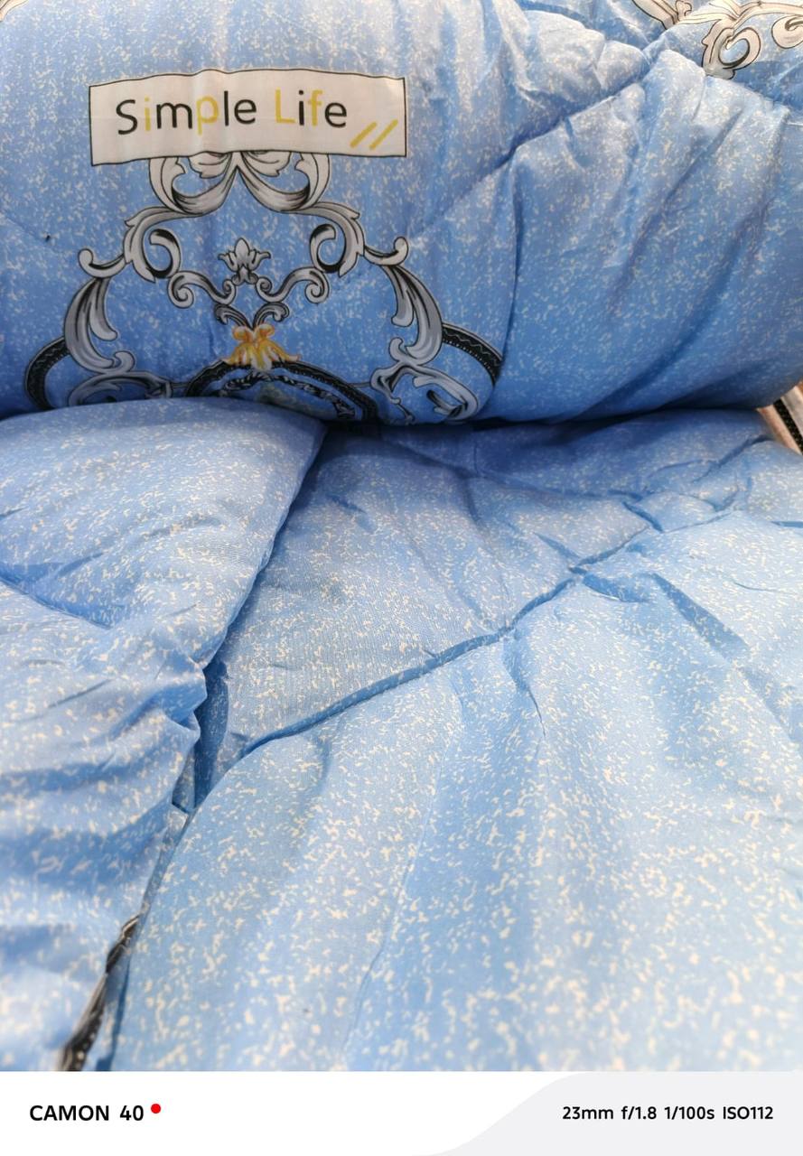 Unbinded duvet 1 bedsheet 2 pillowcases