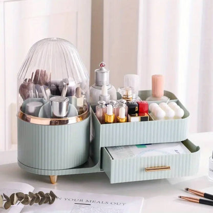 360° Rotating cosmetic storage organizer