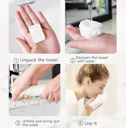 30*60cm 6pcs Disposable Compressed Towel