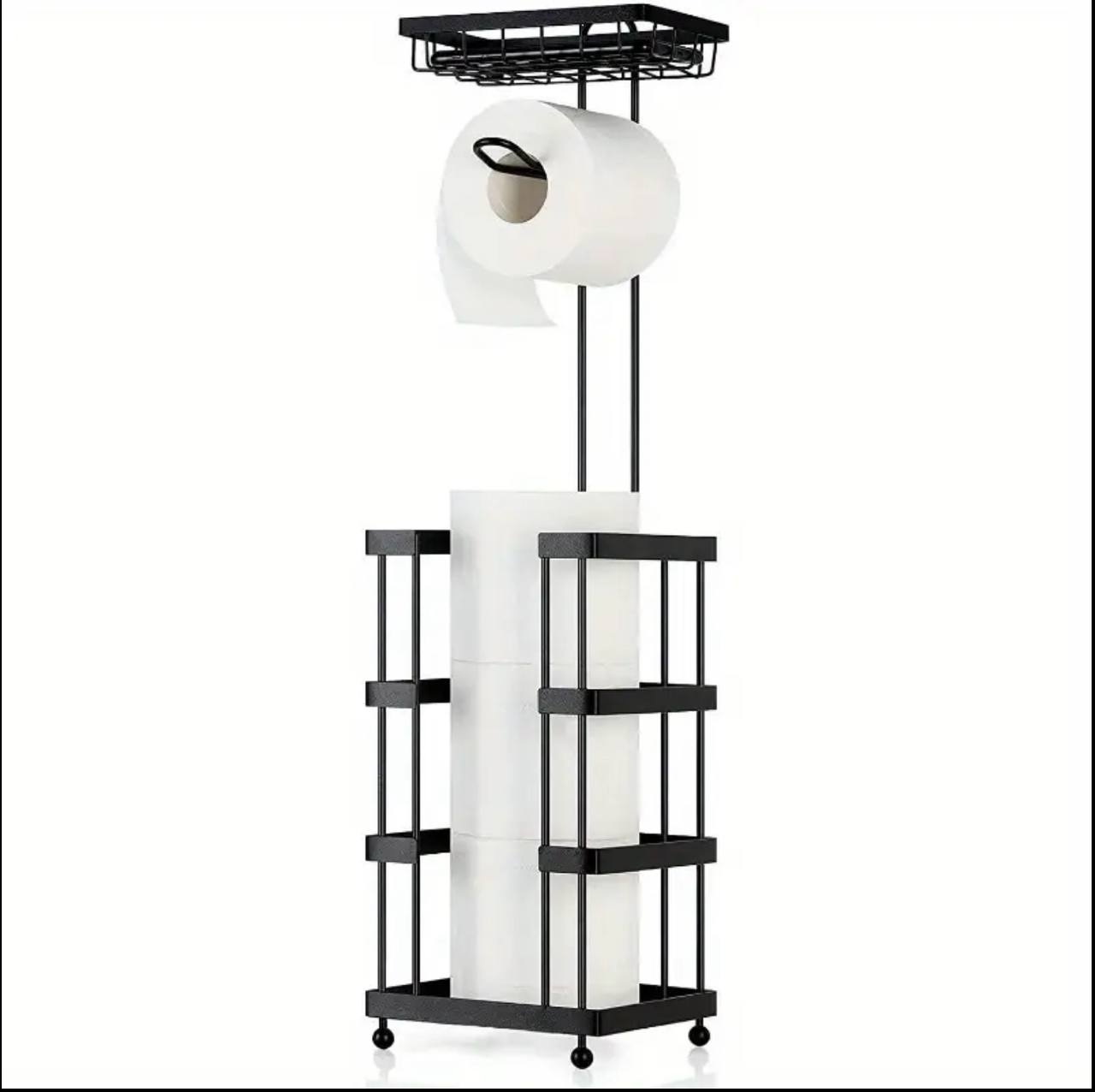 3 IN 1 HEAVY DUTY BATHROOM/TISSUE STAND