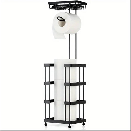 3 IN 1 HEAVY DUTY BATHROOM/TISSUE STAND
