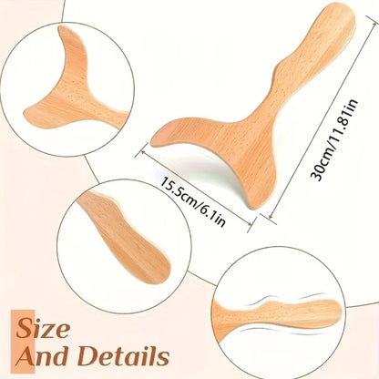Wooden Gua Sha Therapy Tools