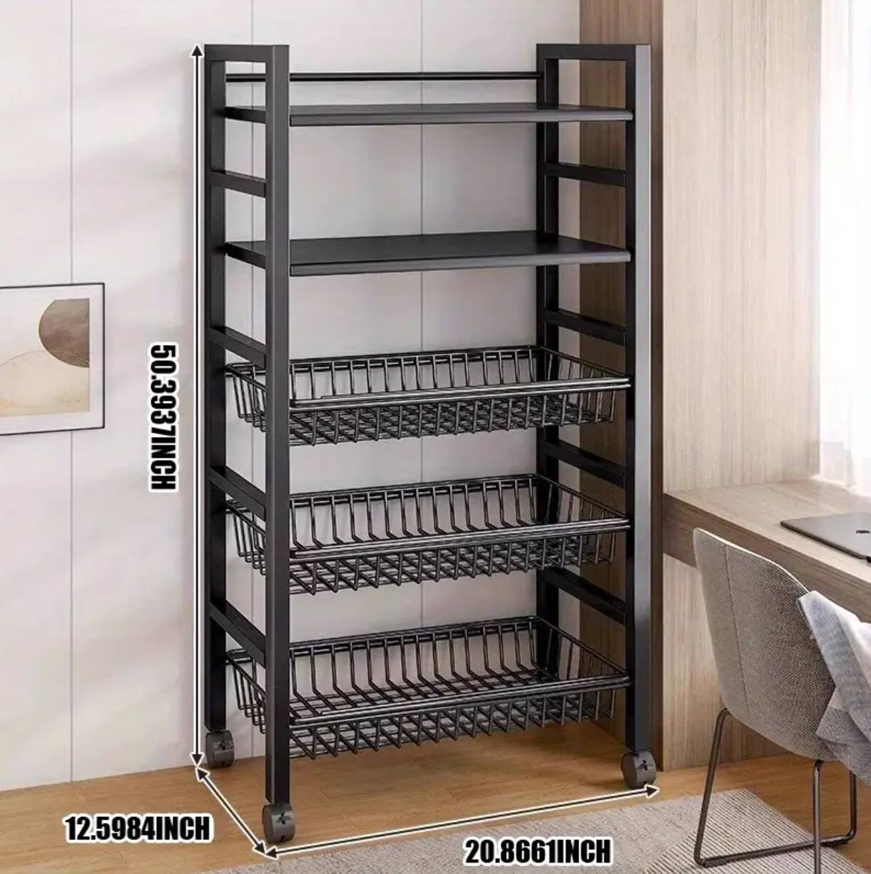 5 layers Multifunctional Metallic rack