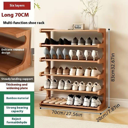 6 Layer Bamboo shoe rack