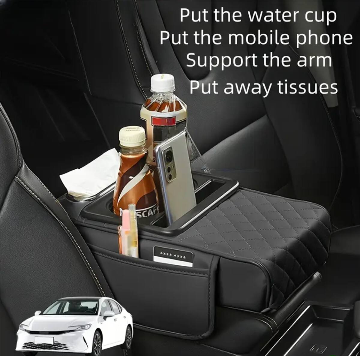 3 in 1 Quality Sophisticated Car arm rest