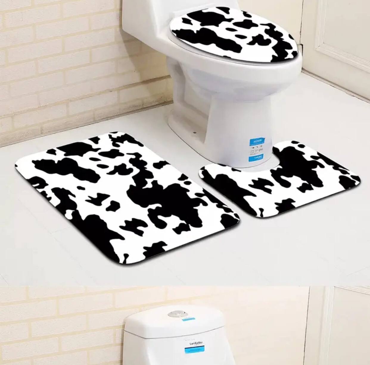 3 in 1 3D Bathroom toilet mats(big size)