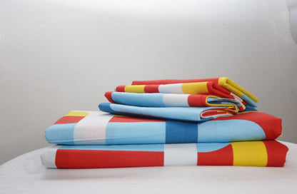 6 pcs Bedsheets Pakistan bedsheets set