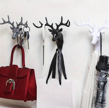 wall hanging hook vintage deer