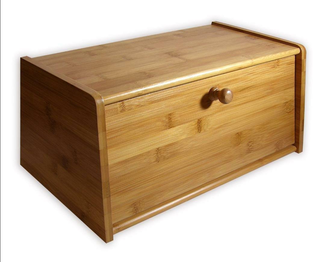 WOODEN BREAD bin bamboo