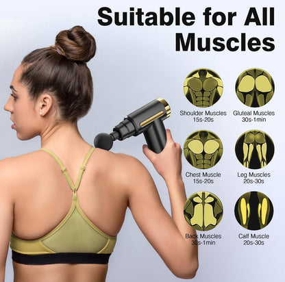 5 in 1 portable Gun massager
