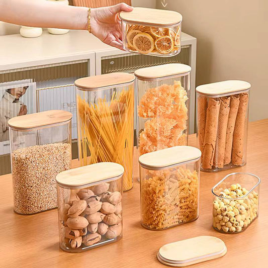 4pcs set acrylic storage containers