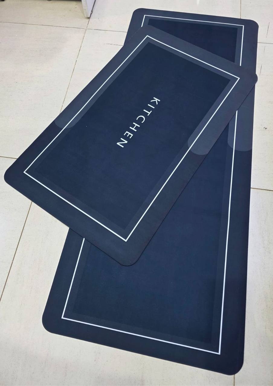 2 pc rubber kitchen mats