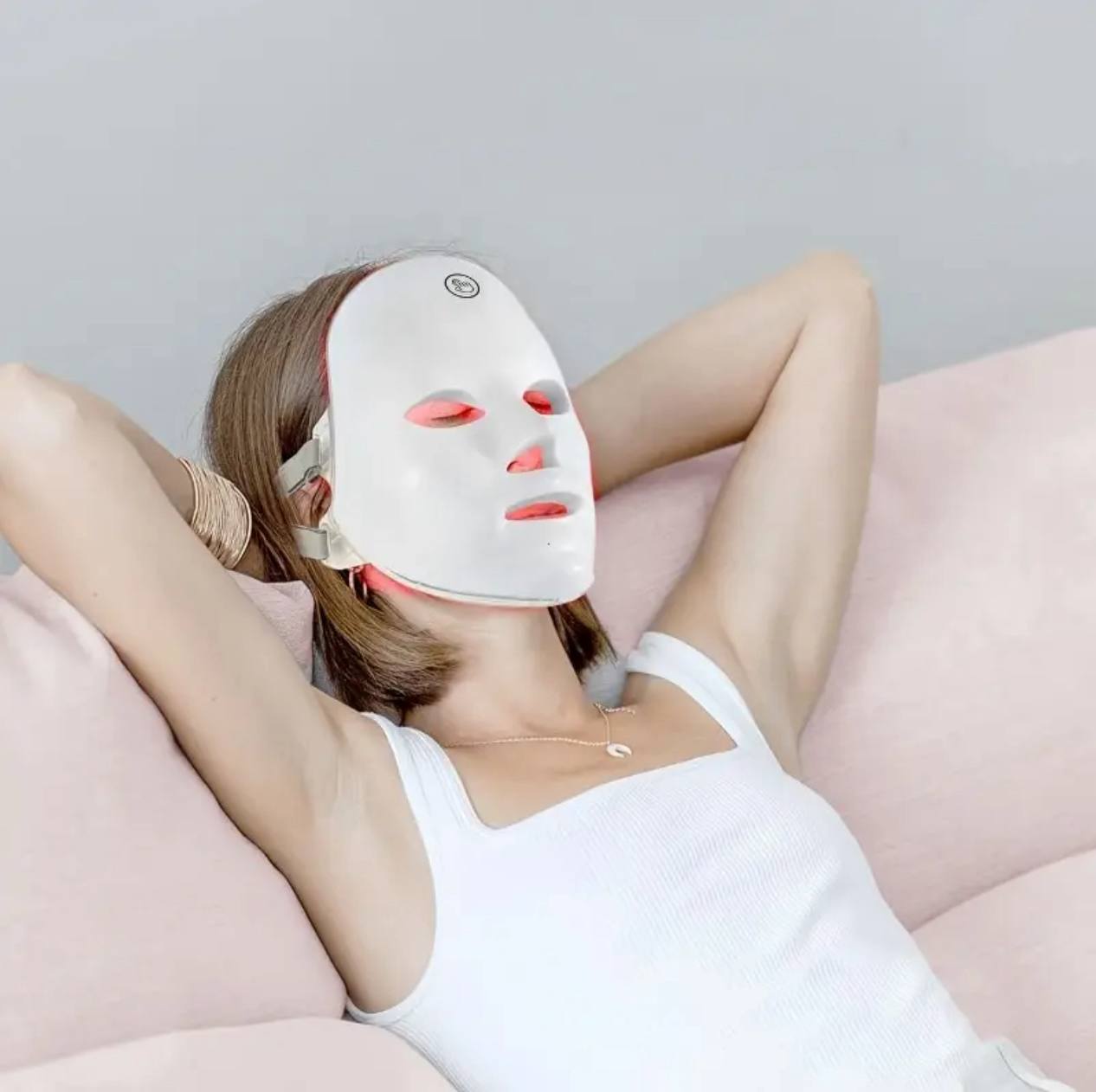 Wireless Rechargeable FaciaI LED Mask Red Light