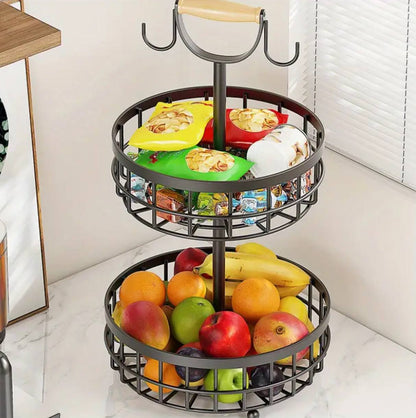 2-Tier Detachable Nordic Fruit/Vegetable Rack