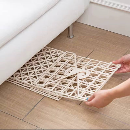 5 layer wardrobe folding clothes storage rack