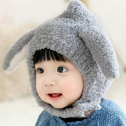 Wool Winter Children Hat Plus Fleece