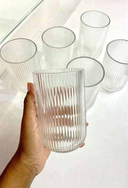 6pcs water/juice glass