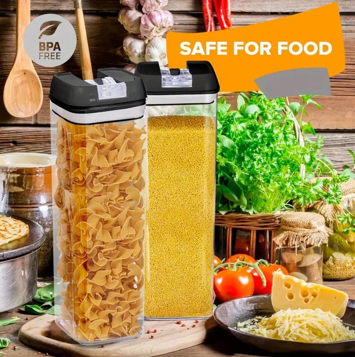 Acrylic food containers