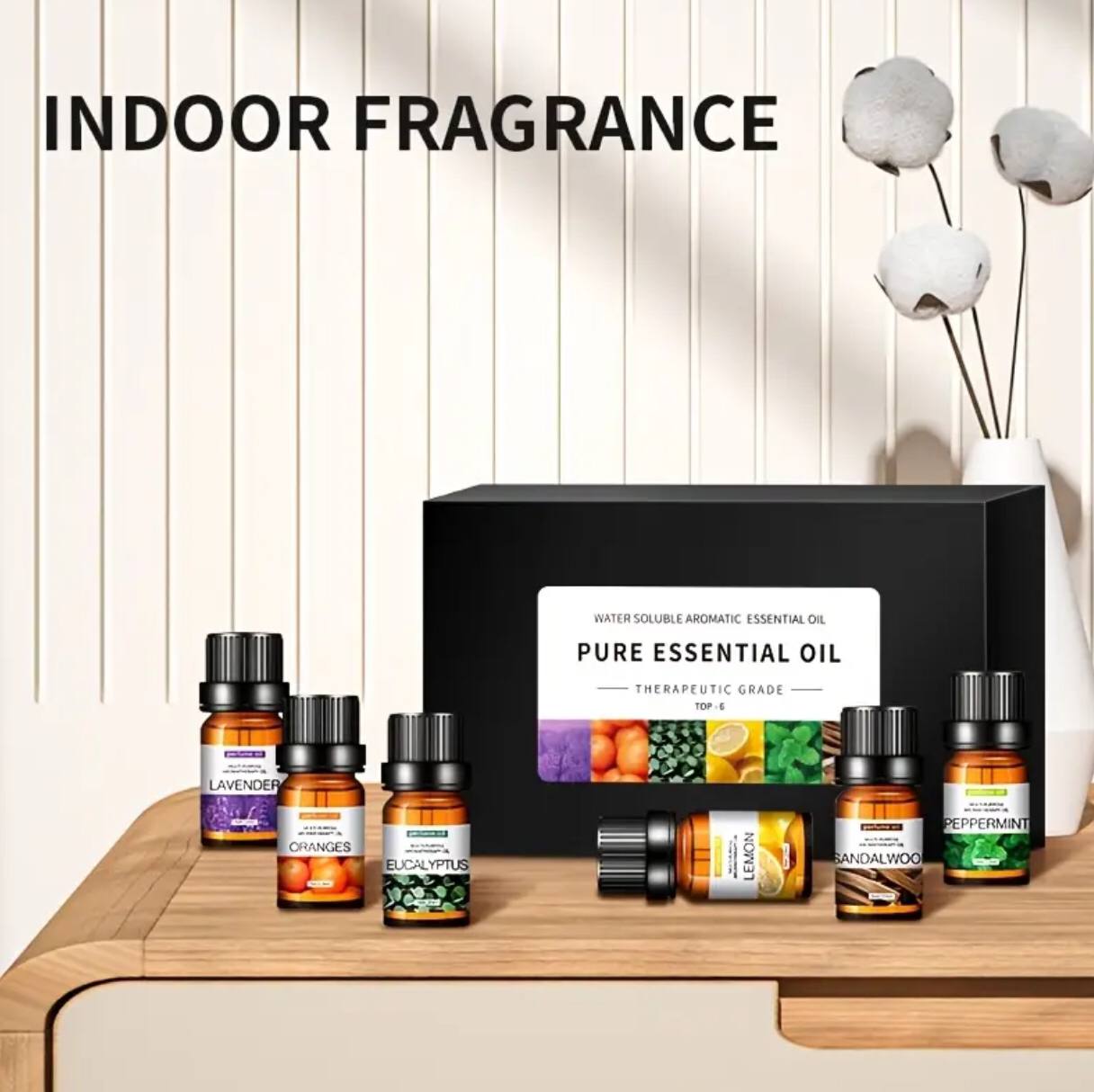 6pc set 100% Pure Natural Aromatherapy Essential Oils