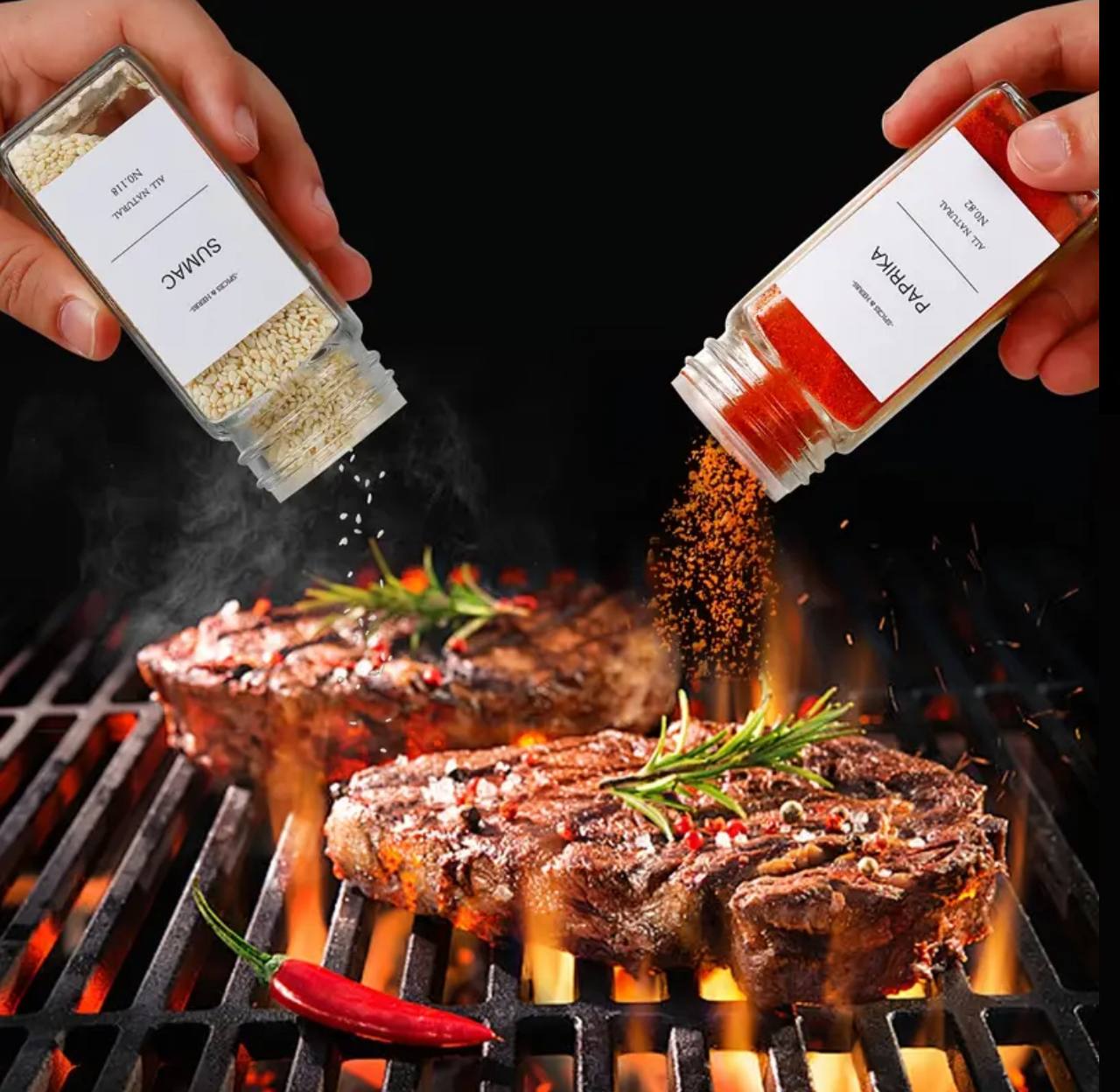 29 PCS SET GLASS STORAGE JARS  WITH BAMBOO LID