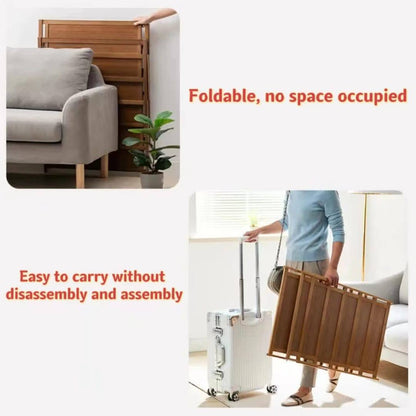 6-tier foldable bamboo shoe rack