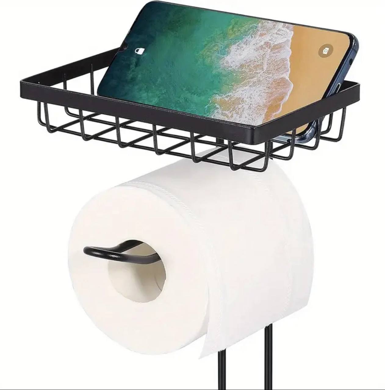 3 IN 1 HEAVY DUTY BATHROOM/TISSUE STAND