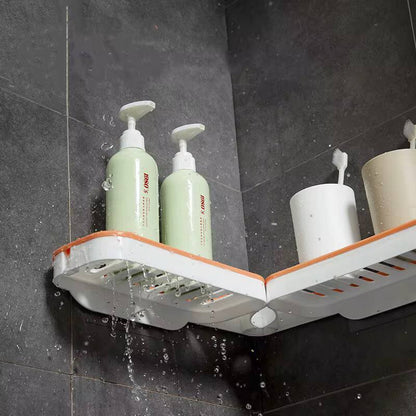 180° adhesive shower caddy