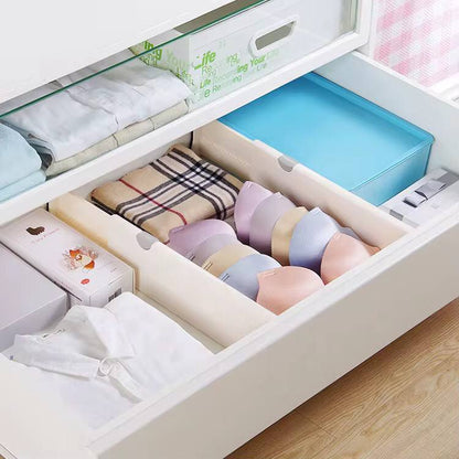 Adjustable Storage Drawers Divider Retractable Plastic