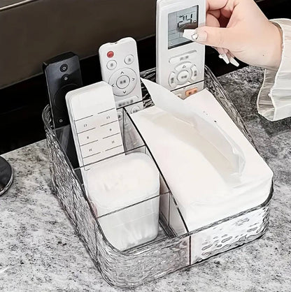 5 grid remote/cosmetic organizer