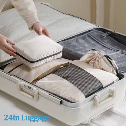 6pcs set compression travel bags