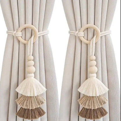 2pcs Tassel Curtain Tie Backs