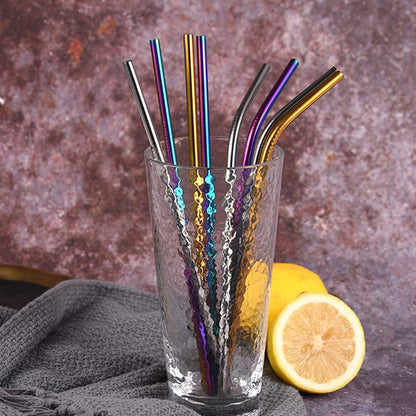 100% FOOD GRADE STAINLESS STEEL REUSABLE STRAWS