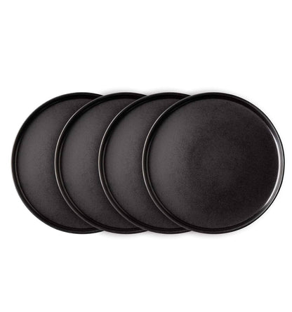 6 pcs set Black  Ceramic plates