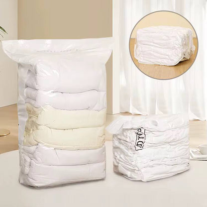 5pcs set No Pump Needed Vacuum Storage Bags