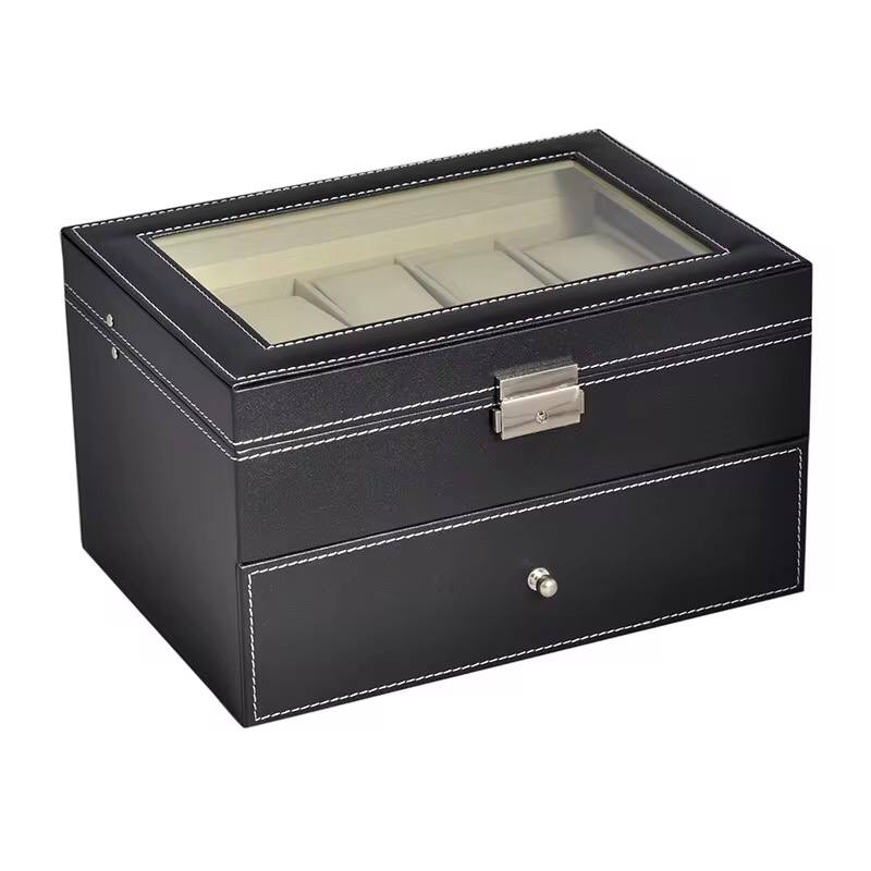 20 slots leather watch organizer