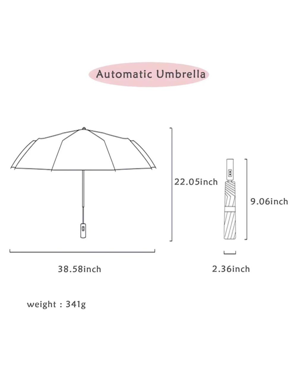 8 Ribs  Travel Rain Sun Umbrellas