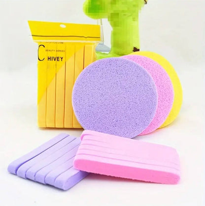 12pcs Set Face Compressed  lean sponge makeup Facial Cleaner