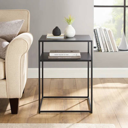 2layers METALLIC SIDE TABLE