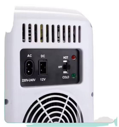 4L Portable Beauty car fridge with mirror and duo power option (car cigar DC power or AC power) now available in white colour