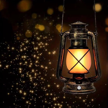 VINTAGE  DESIGN 35cm LED LANTERN