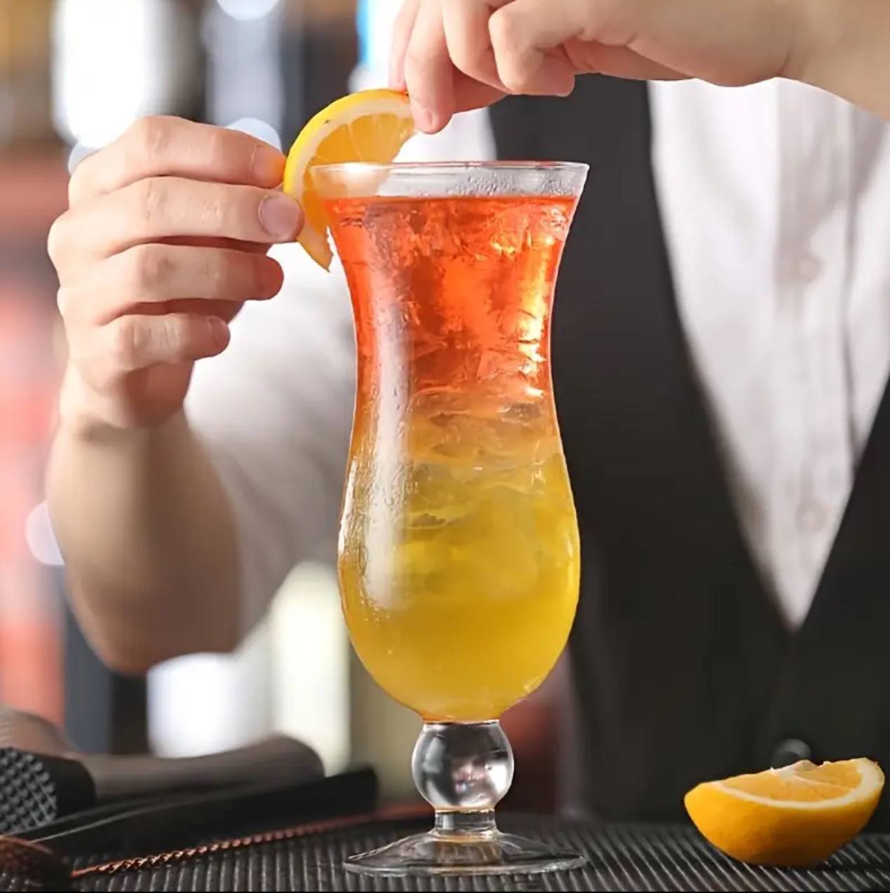 6pcs Hurricane Glass 450ml