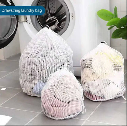 3 Piece Set Washing Reuse Laundry Net Bag Bags Storage Mesh Laundry Bags