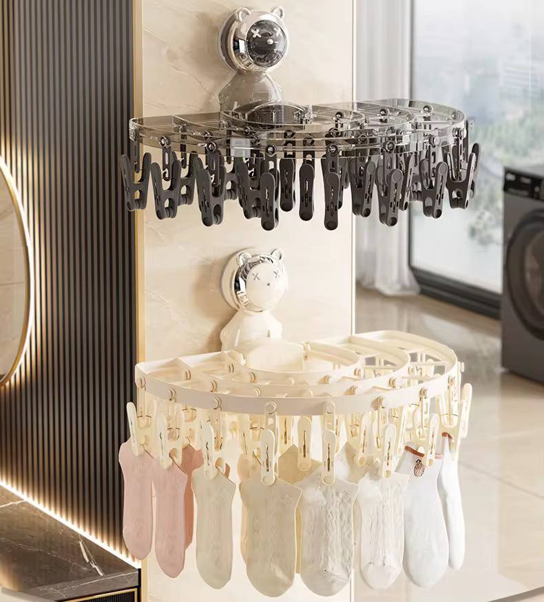 Wall Mounted Clothes and Socks rack