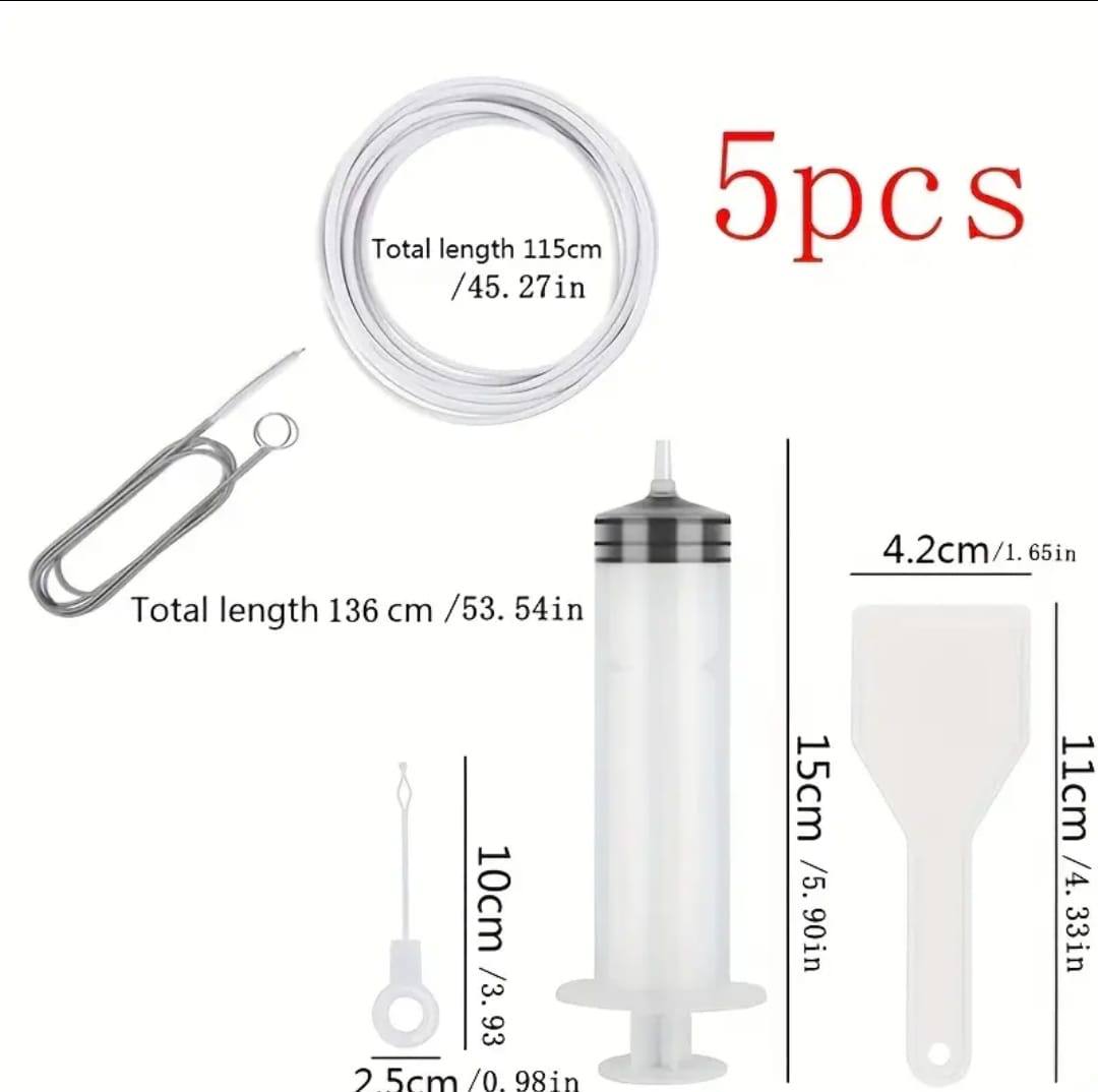5pcs Refrigerator Drain Clog Remover Kit