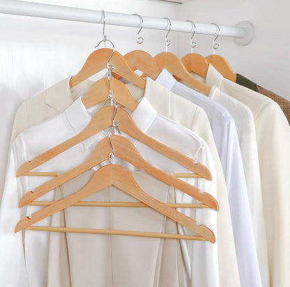 10pcs Wooden Clothes Hangers